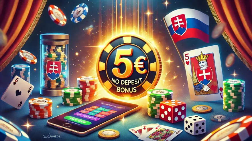 Bonus 5 € za registráciu účtu v online kasíne